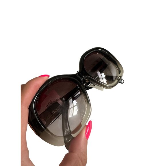 CELINE Black Ombre Round Oversized Sunnies Sunglasses - Picture 5 of 7